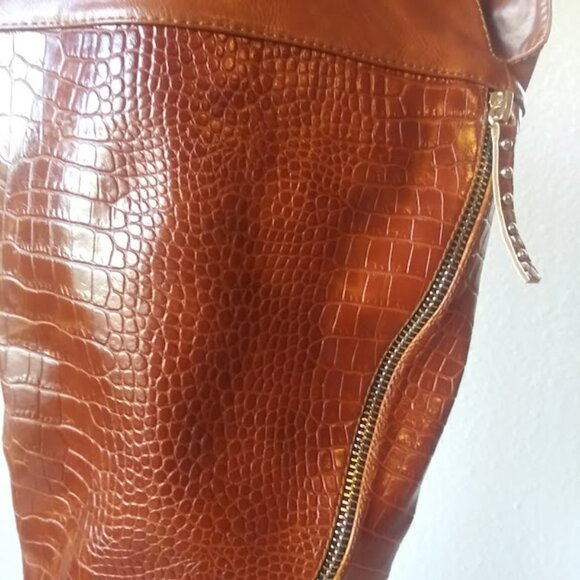 Journee collection women's size 9 brown over the knee boots - Picture 8 of 13